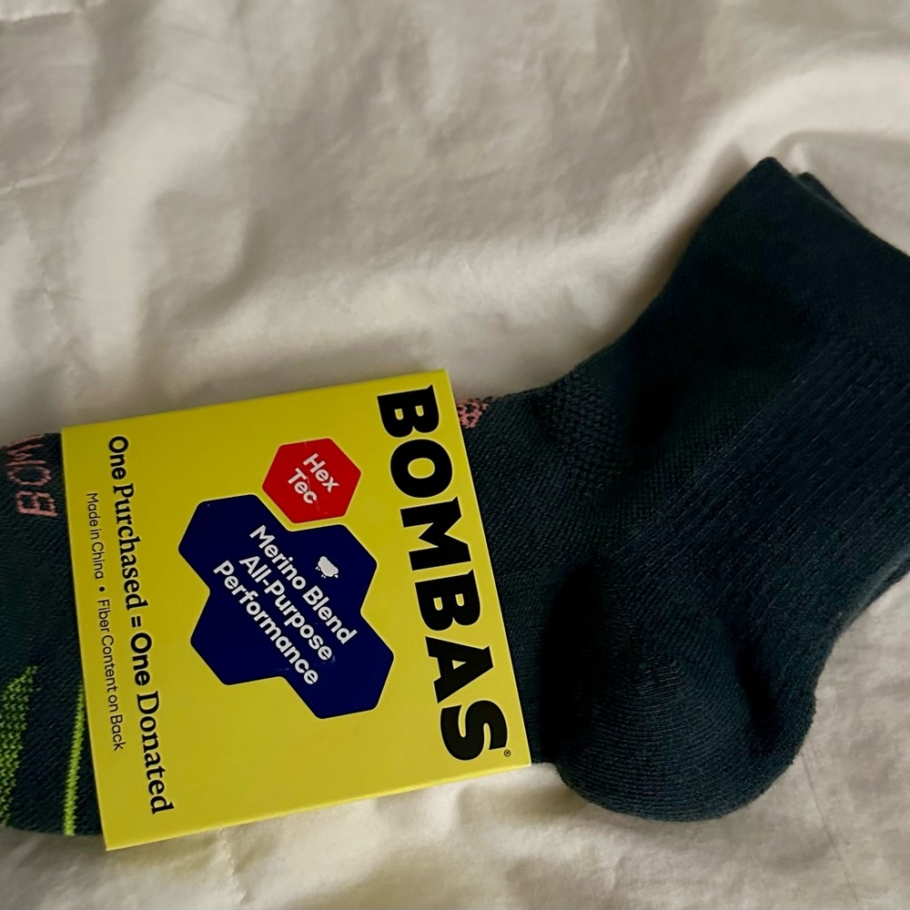 Bombas Women’s Merino Blend All Purpose Quarter Socks NWT